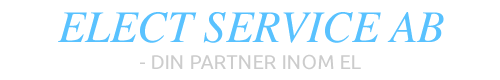ELECT SERVICE AB - Din partner inom el
