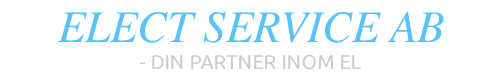 ELECT SERVICE AB - Din partner inom el